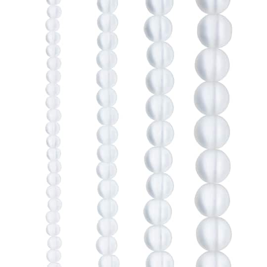 Matte Glass Round Beads by Bead Landing™
